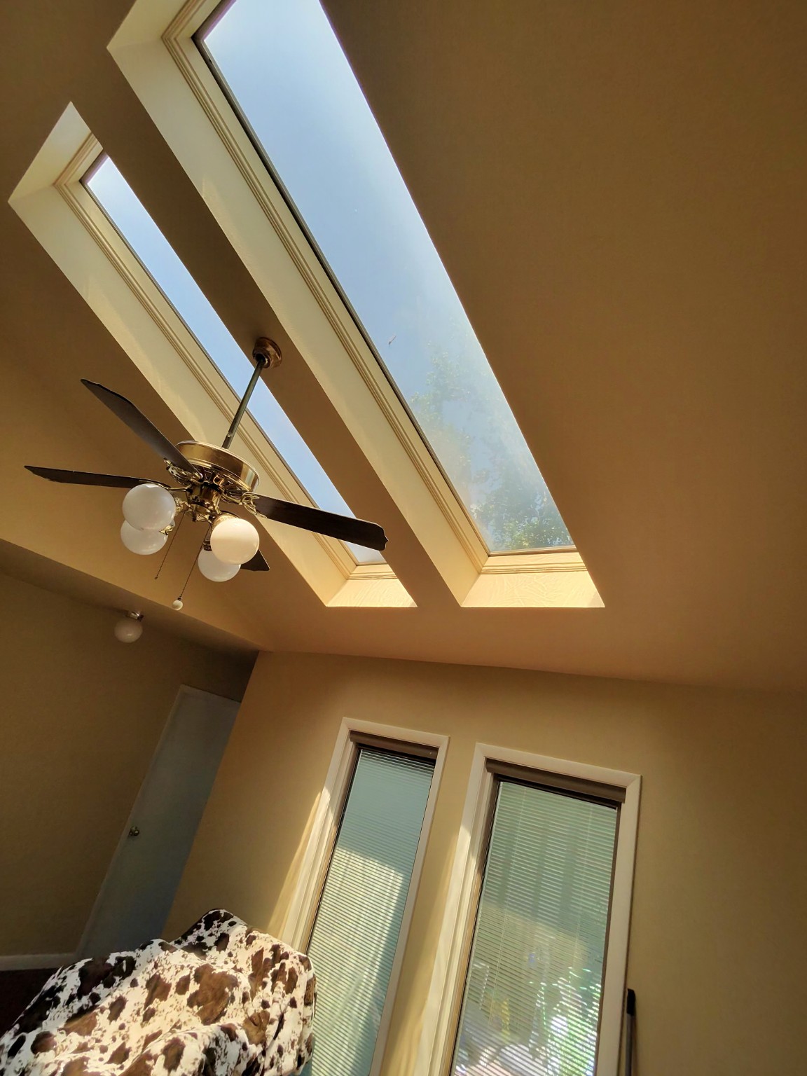 Completed painting project showing professional surface preparation and finish