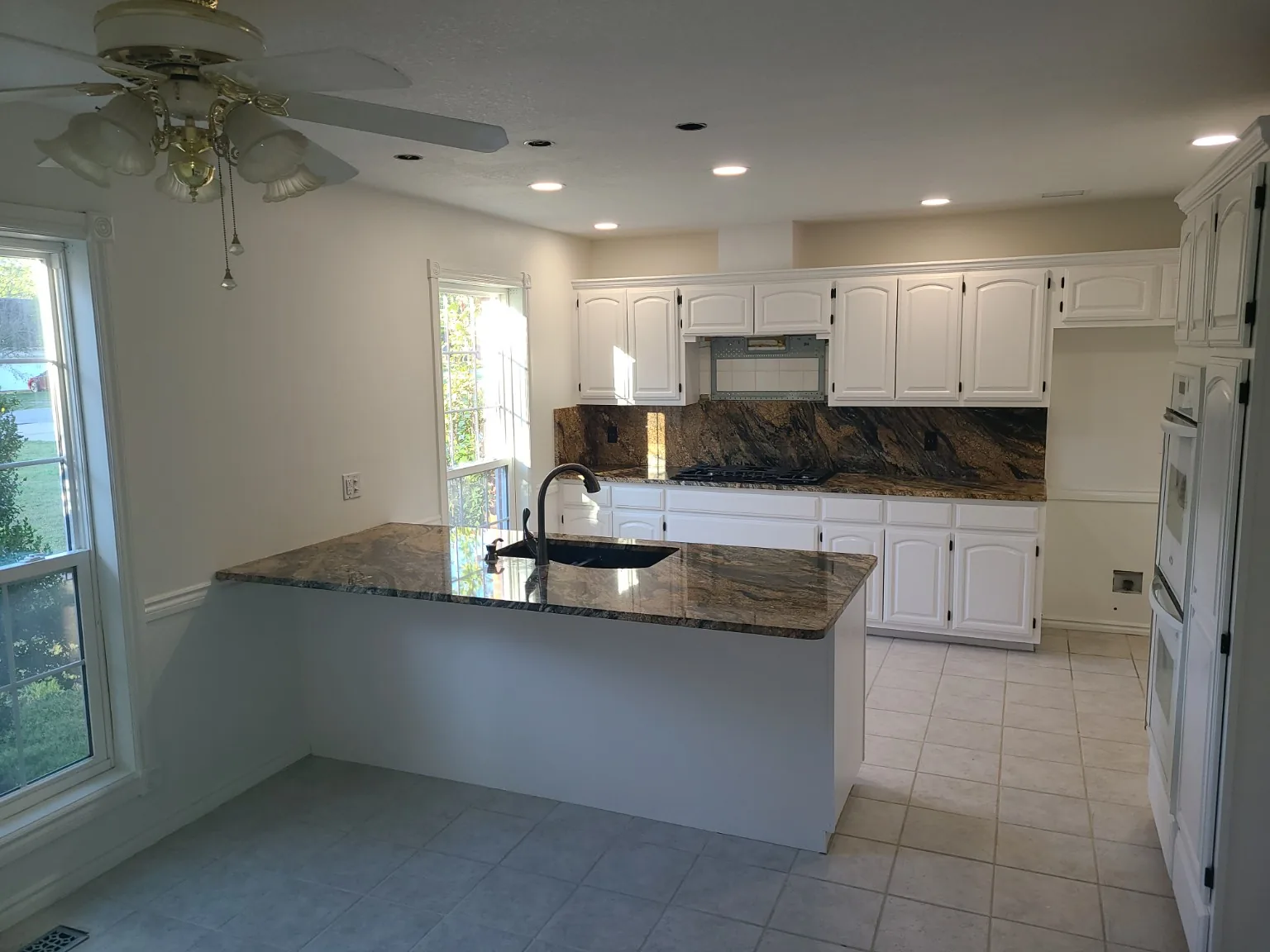 Painted kitchen cabinets