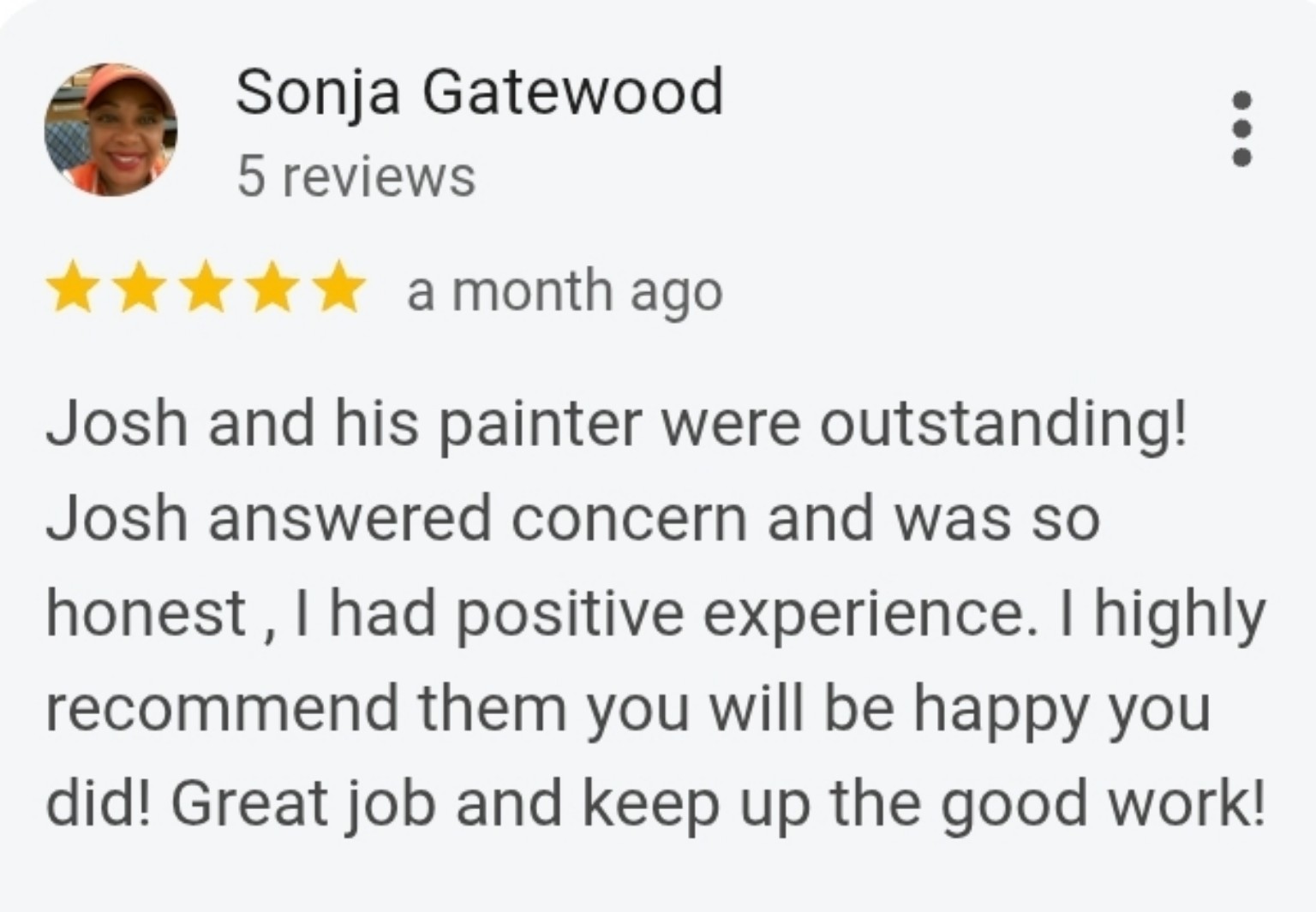 Google customer review 6