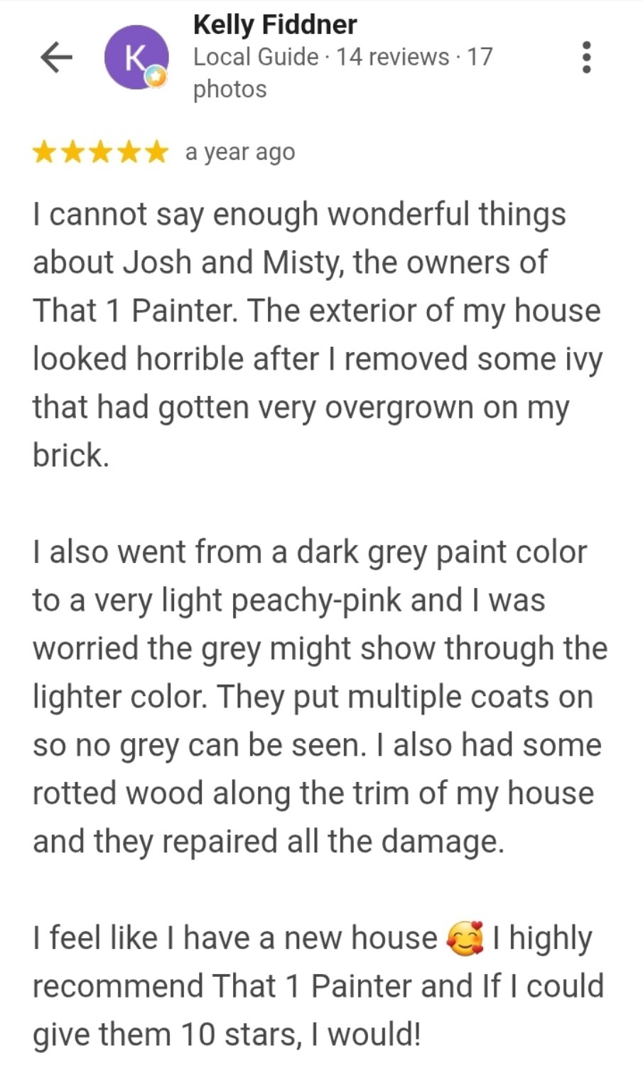 Google customer review 9