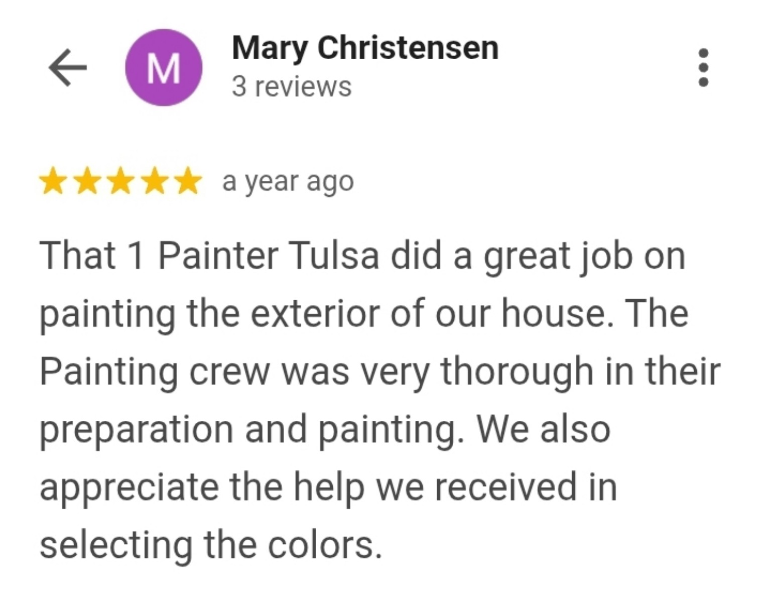 Google customer review 21