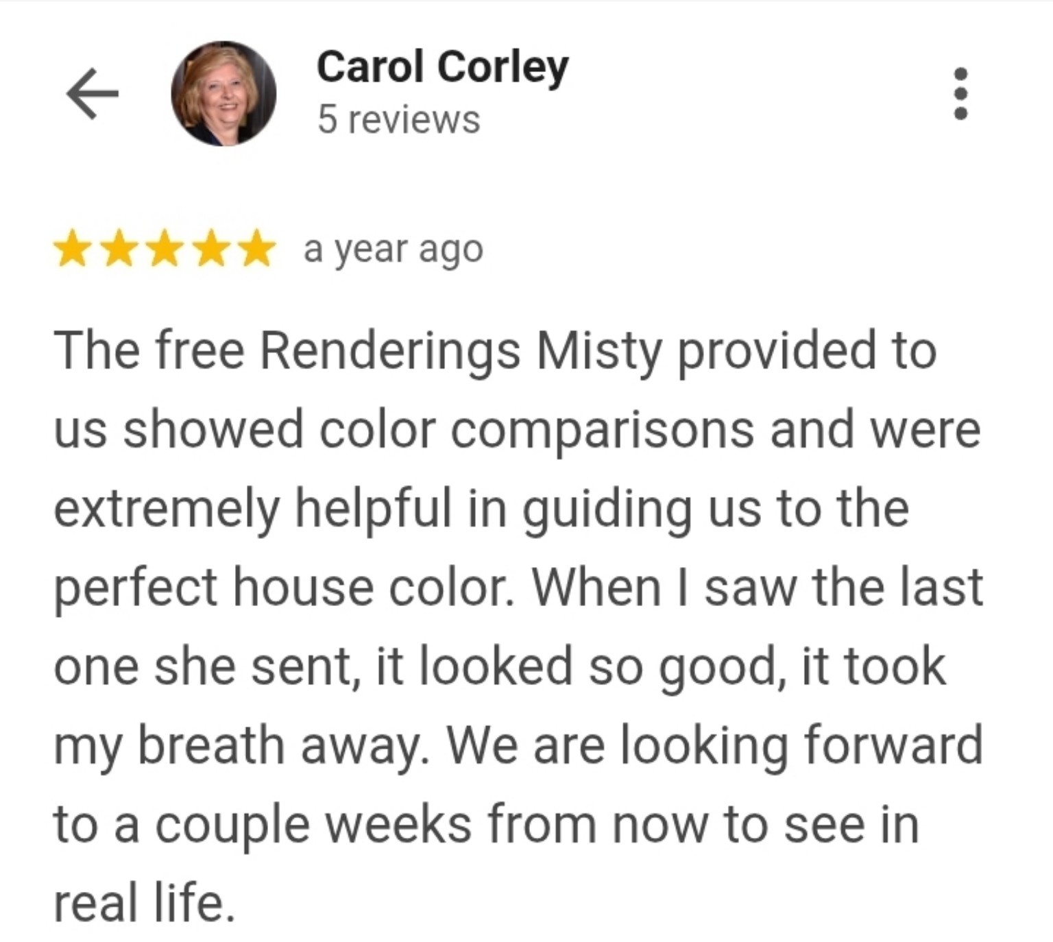 Google customer review 27