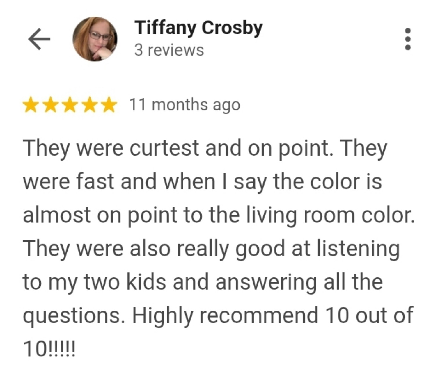 Google customer review 28