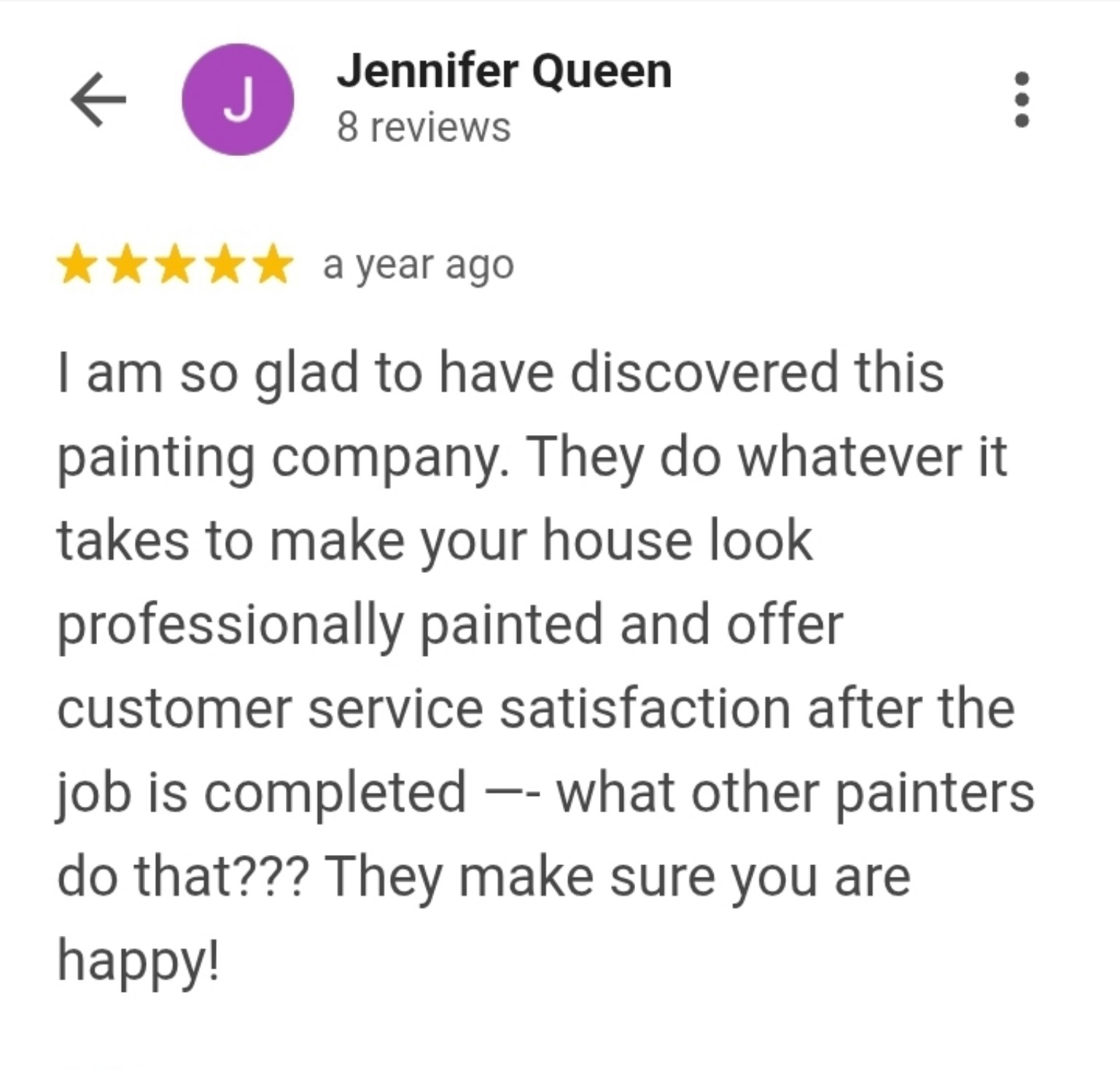 Google customer review 32
