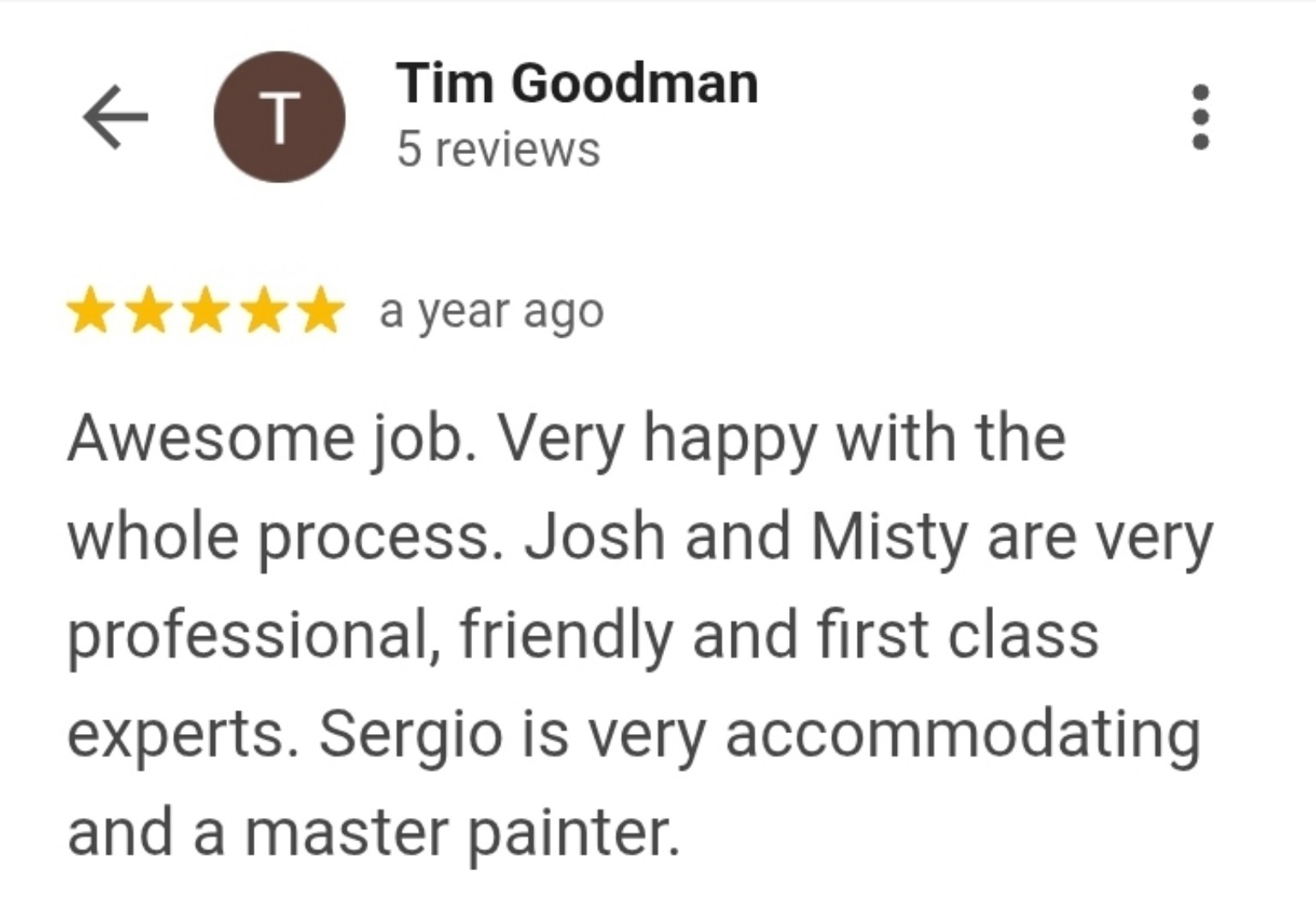 Google customer review 35