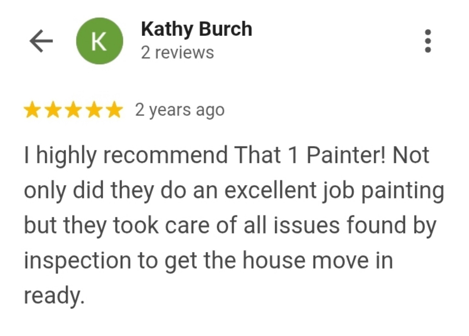 Google customer review 37