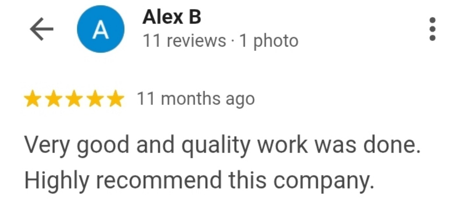 Google customer review 43