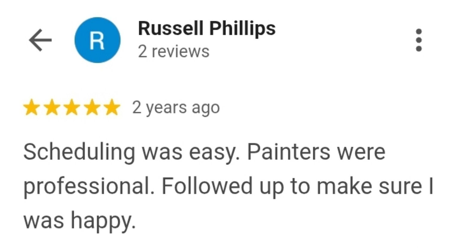 Google customer review 44