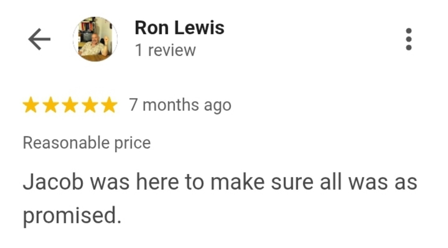 Google customer review 46