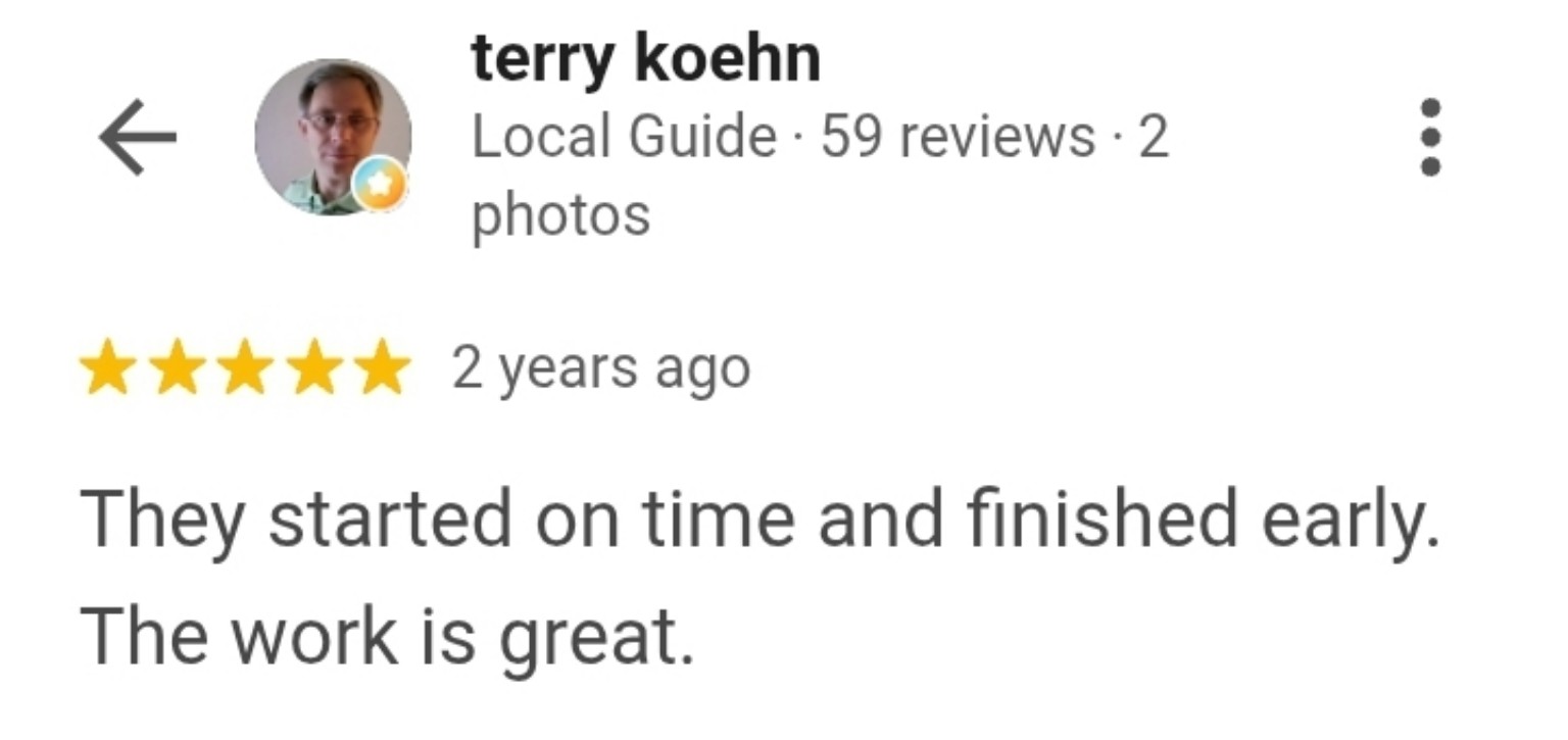 Google customer review 50